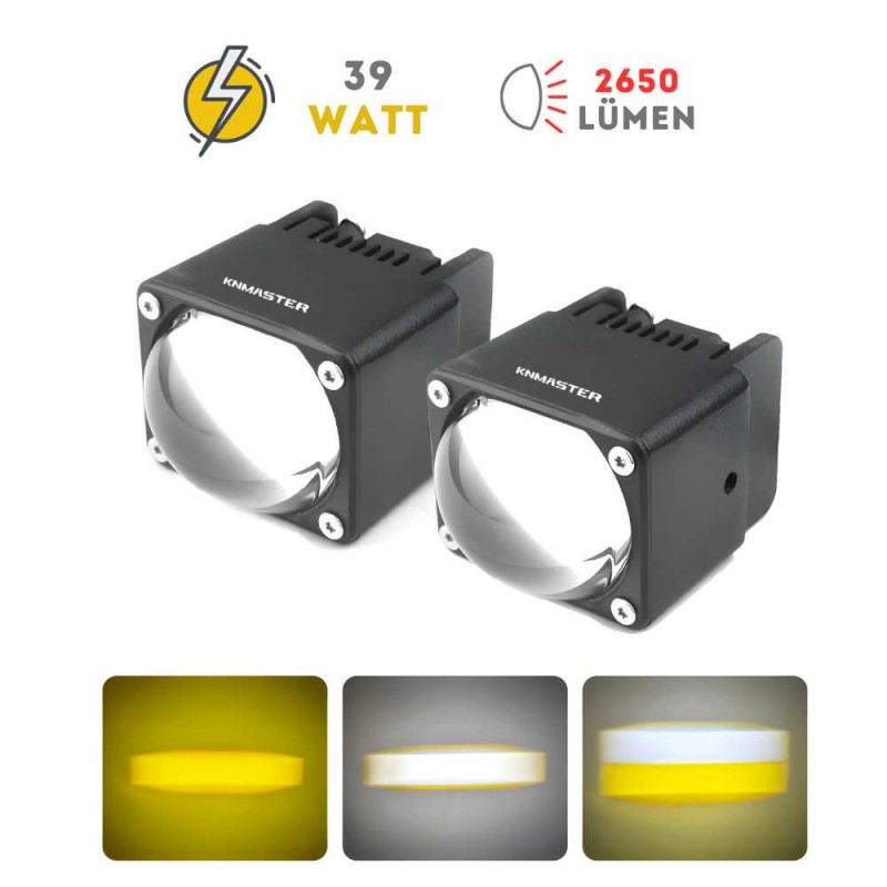 Knmaster Knmaster Berta 39W Motosiklet Led Sis Farı