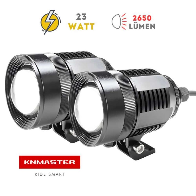 Knmaster Knmaster Bullet 23W Motosiklet Led Sis Farı