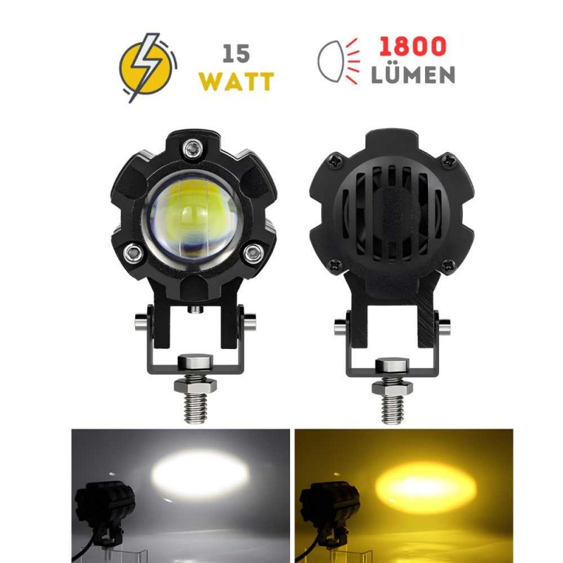 Knmaster Knmaster Kugel 15W Motosiklet Led Sis Farı